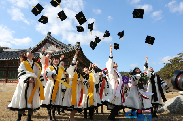 2015년도 학위수여식。
